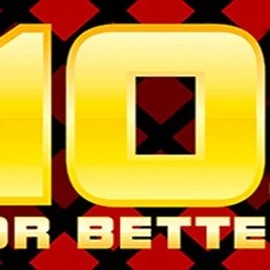 10s or Better slot logo by 1x2gaming at Bonuseria Casino